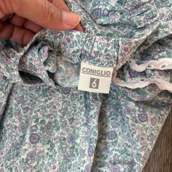 Charming Coniglio Floral Kids Jumpsuit with Ruffle Straps - Picture 4 of 4